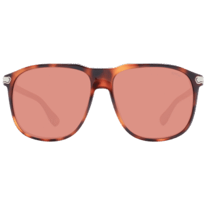 BMW Sonnenbrille BW0036 5853U – Frontansicht mit Kunststoff Rahmen und Orange Gläsern