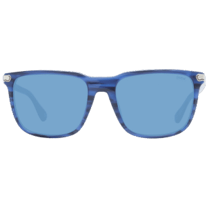 BMW Sonnenbrille BW0037 5692V – Frontansicht mit Kunststoff Rahmen und Blau Gläsern