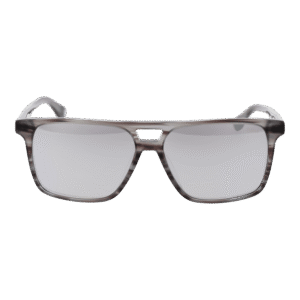 BMW Sonnenbrille BW0038 5720C – Frontansicht mit Azetat Rahmen und Grau Gläsern