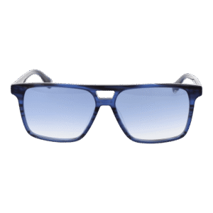 BMW Sonnenbrille BW0038 5792W – Frontansicht mit Azetat Rahmen und Blau Gläsern