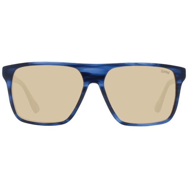 BMW Sonnenbrille BW0040-H 5792J – Frontansicht mit Azetat Rahmen und Braun Gläsern
