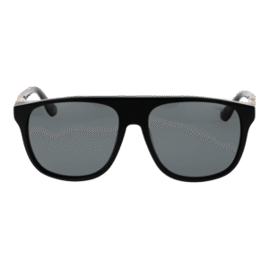 BMW Sonnenbrille BW0041-H 5801D – Frontansicht mit Azetat Rahmen und Grau Gläsern