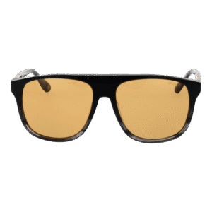 BMW Sonnenbrille BW0041-H 5802J – Frontansicht mit Azetat Rahmen und Gelb Gläsern