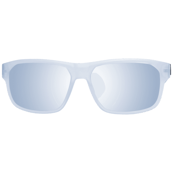 BMW Motorsport Sonnenbrille BS0019 5926C – Frontansicht mit Kunststoff Rahmen und Grau Gläsern