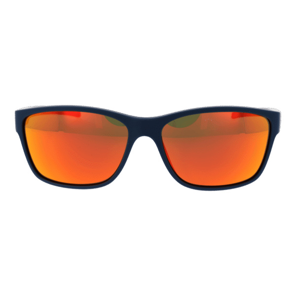 BMW Motorsport Sonnenbrille BS0036 6091U – Frontansicht mit Kunststoff Rahmen und Orange Gläsern