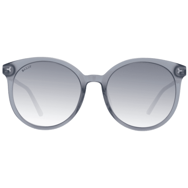 Bally Sonnenbrille BY0046-K 5720B – Frontansicht mit Kunststoff Rahmen und Grau Gläsern