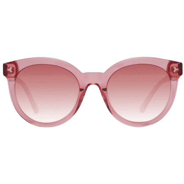 Bally Sonnenbrille BY0069 5266T – Frontansicht mit Azetat Rahmen und Burgunder Gläsern