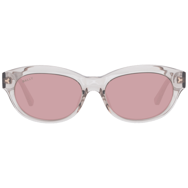 Bally Sonnenbrille BY0070 5445E – Frontansicht mit Kunststoff Rahmen und Braun Gläsern