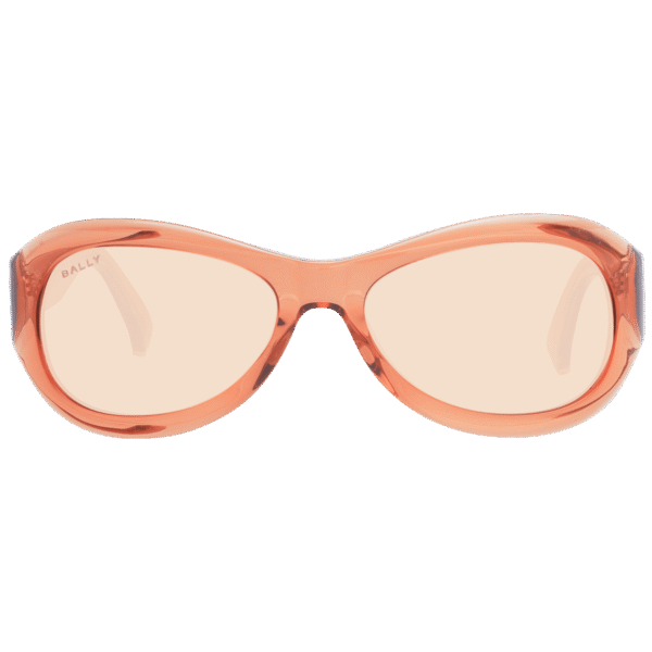 Bally Sonnenbrille BY0113 5848E – Frontansicht mit Kunststoff Rahmen und Braun Gläsern