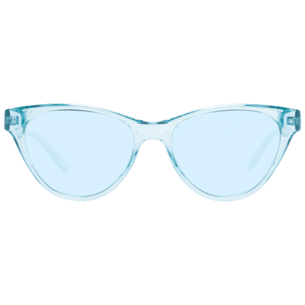 Benetton Sonnenbrille BE5044 54111 – Frontansicht mit Zellulose Propionat Rahmen und Blau Gläsern
