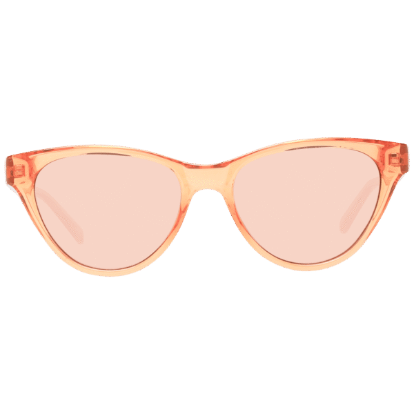 Benetton Sonnenbrille BE5044 54302 – Frontansicht mit Zellulose Propionat Rahmen und Orange Gläsern