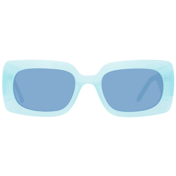 Benetton Sonnenbrille BE5065 52509 – Frontansicht mit Azetat Rahmen und Blau Gläsern