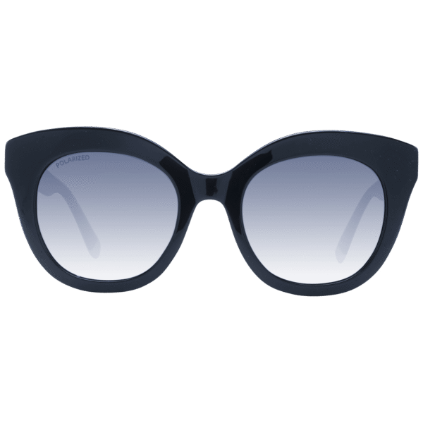 Benetton Sonnenbrille BE5090 53001 – Frontansicht mit Azetat Rahmen und Grau Gläsern