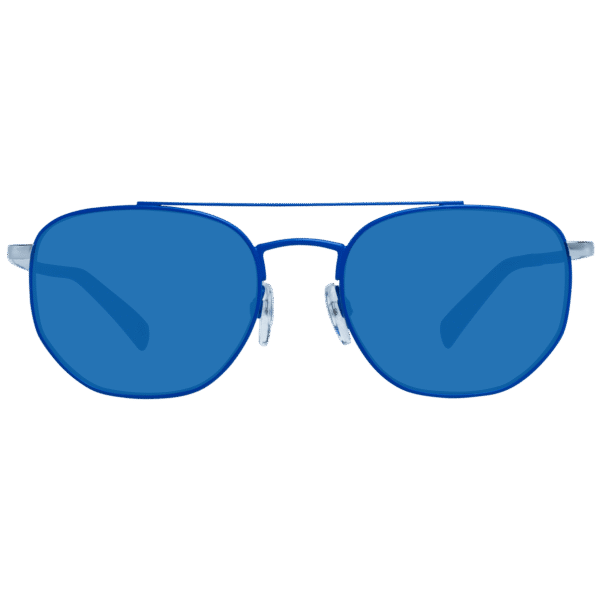 Benetton Sonnenbrille BE7014 54686 – Frontansicht mit Metall & Kunststoff Rahmen und Blau Gläsern