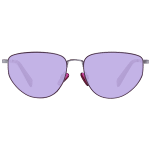 Benetton Sonnenbrille BE7033 56761 – Frontansicht mit Metall Rahmen und Lila Gläsern