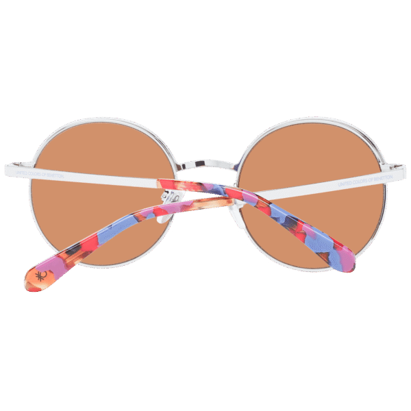 Rückansicht der Benetton Sonnenbrille BE7037 49813 – Edelstahl Rahmen