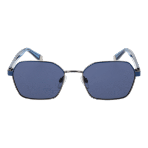 Benetton Sonnenbrille BE7041 52940 – Frontansicht mit Metall Rahmen und Blau Gläsern