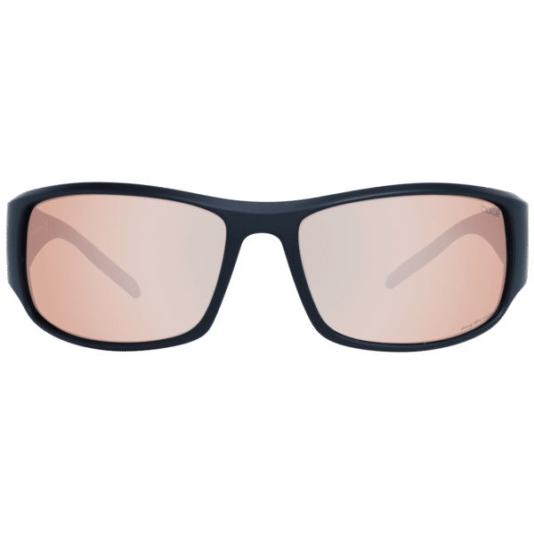 Bolle Sonnenbrille 12575 King 63 – Frontansicht mit Kunststoff Rahmen und Braun Gläsern