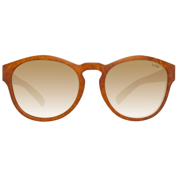 Bolle Sonnenbrille 12598 Rooke 54 – Frontansicht mit Kunststoff Rahmen und Braun Gläsern