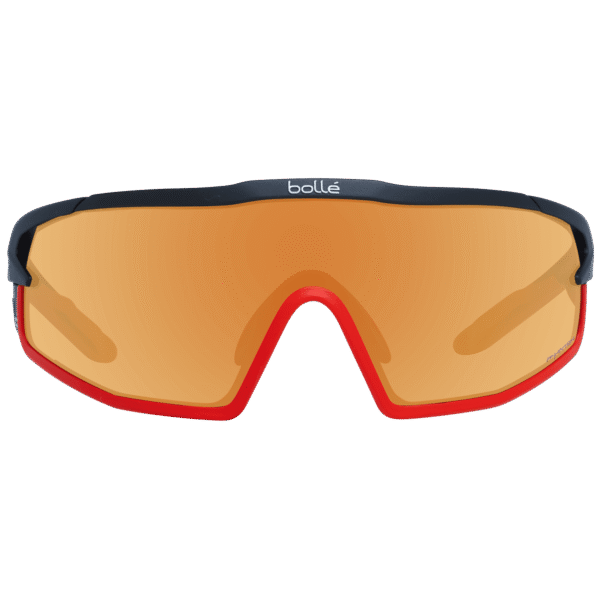 Bolle Sonnenbrille 12628 B-Rock Pro 119 – Frontansicht mit Kunststoff Rahmen und Orange Gläsern