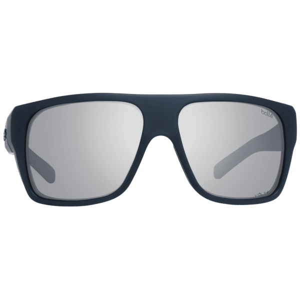 Bolle Sonnenbrille BS019001 Falco 60 – Frontansicht mit Kunststoff Rahmen und Grau Gläsern