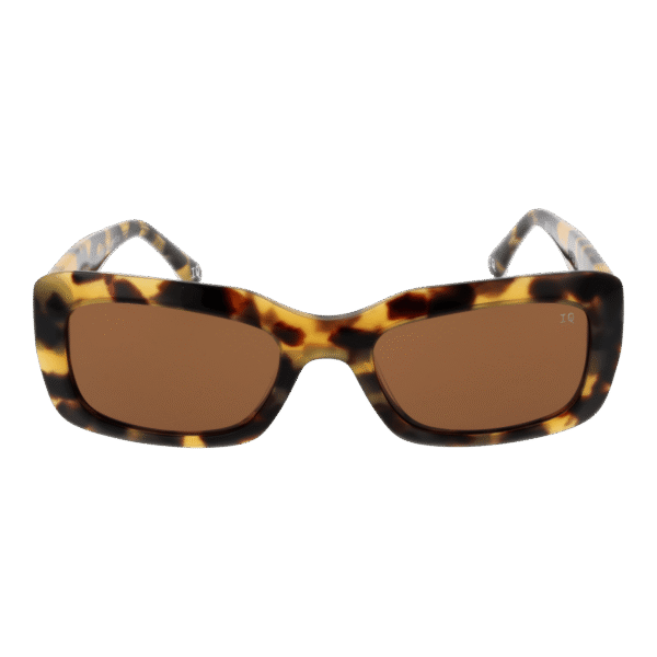 Botaniq Sonnenbrille BIS-7002 52102 – Frontansicht mit Azetat Rahmen und Braun Gläsern