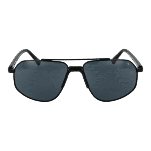 Botaniq Sonnenbrille BIS-7016 59004 – Frontansicht mit Edelstahl Rahmen und Grau Gläsern