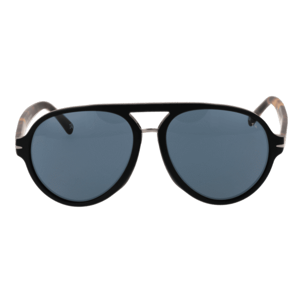 Botaniq Sonnenbrille BIS-7020 57104 – Frontansicht mit Azetat Rahmen und Grau Gläsern