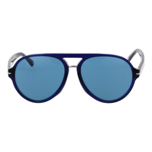 Botaniq Sonnenbrille BIS-7020 57105 – Frontansicht mit Azetat Rahmen und Blau Gläsern