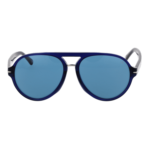 Botaniq Sonnenbrille BIS-7020 57105 – Frontansicht mit Azetat Rahmen und Blau Gläsern