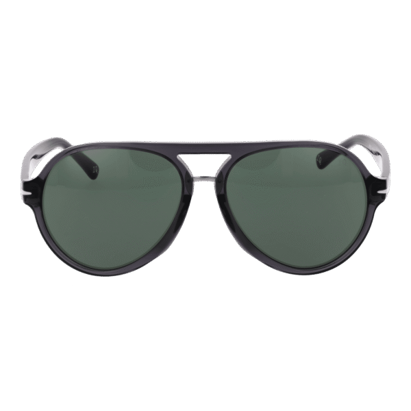 Botaniq Sonnenbrille BIS-7020 57108 – Frontansicht mit Azetat Rahmen und Grün Gläsern