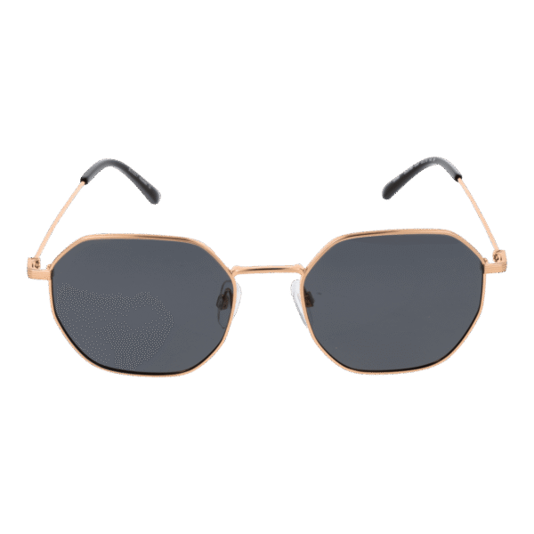 Bulget Sonnenbrille BG3318M 5304AP – Frontansicht mit Metall Rahmen und Grau Gläsern