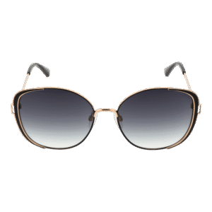 Bulget Sonnenbrille BG3329 5909A – Frontansicht mit Metall Rahmen und Grau Gläsern