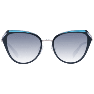 Bulget Sonnenbrille BG3352 54P01 – Frontansicht mit Metall Rahmen und Grau Gläsern
