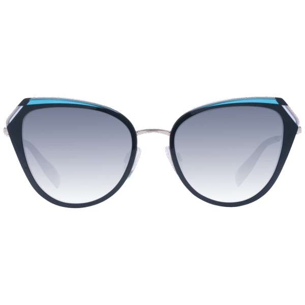 Bulget Sonnenbrille BG3352 54P01 – Frontansicht mit Metall Rahmen und Grau Gläsern