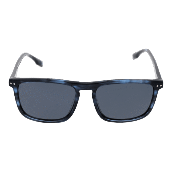 Bulget Sonnenbrille BG9185M 56E02P – Frontansicht mit Azetat Rahmen und Grau Gläsern