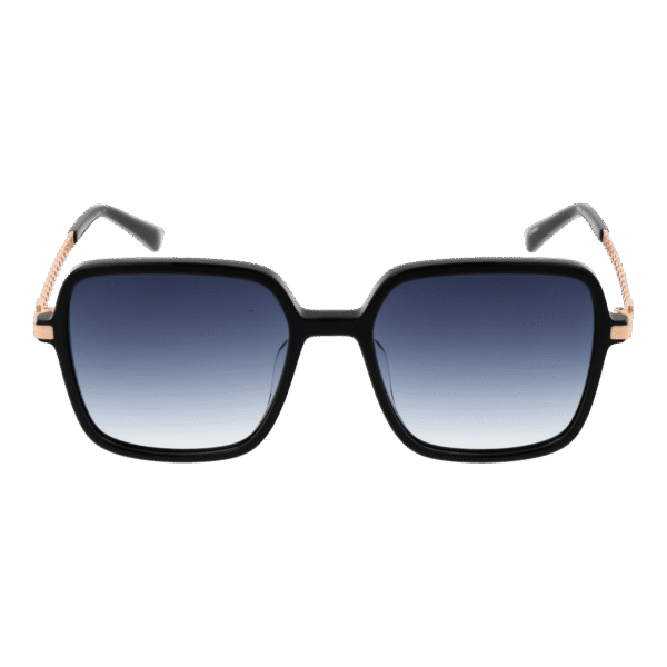 Bulget Sonnenbrille BG9204 57A02 – Frontansicht mit Azetat Rahmen und Blau Gläsern