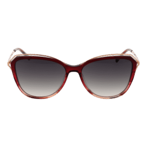 Bulget Sonnenbrille BG9207 55C01 – Frontansicht mit Azetat Rahmen und Grau Gläsern