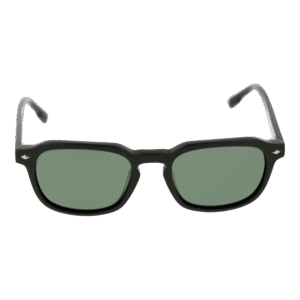 Bulget Sonnenbrille BG9229M 51D01P – Frontansicht mit Azetat Rahmen und Grün Gläsern