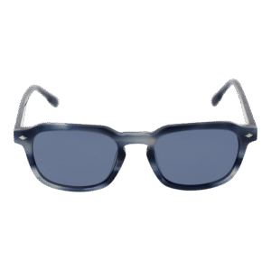 Bulget Sonnenbrille BG9229M 51E01P – Frontansicht mit Azetat Rahmen und Blau Gläsern