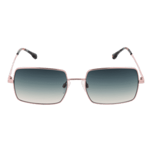 Bulget Sonnenbrille BGY3004 5505A – Frontansicht mit Metall Rahmen und Grün Gläsern