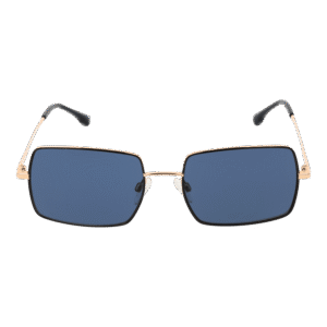 Bulget Sonnenbrille BGY3004 5509A – Frontansicht mit Metall Rahmen und Blau Gläsern