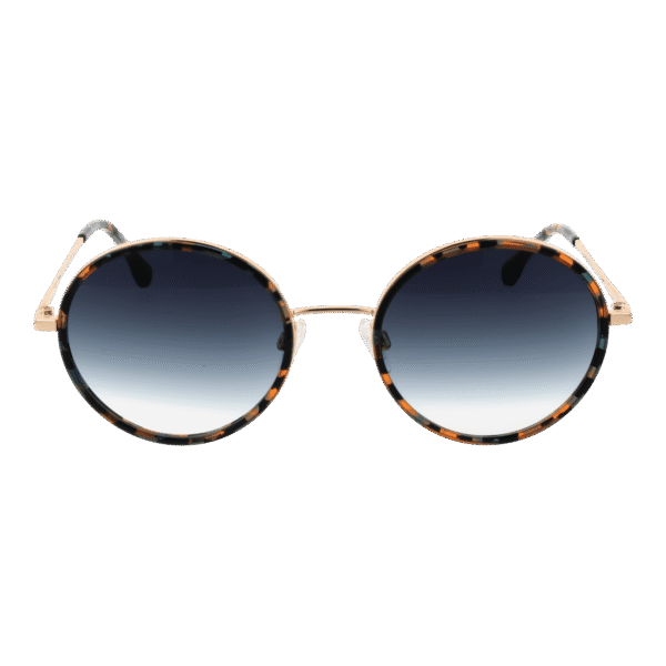 Bulget Sonnenbrille BGY3005 53G21 – Frontansicht mit Metall Rahmen und Blau Gläsern