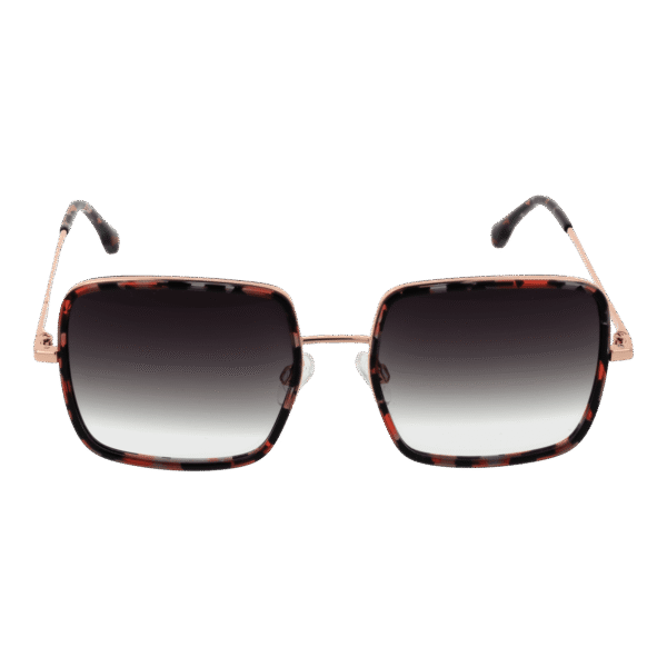 Bulget Sonnenbrille BGY3006 54G22 – Frontansicht mit Metall Rahmen und Grau Gläsern