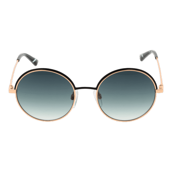 Bulget Sonnenbrille BGY3009 4912A – Frontansicht mit Metall Rahmen und Türkis Gläsern