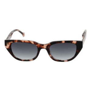 Bulget Sonnenbrille BGY9005 48G21 – Frontansicht mit Azetat Rahmen und Grau Gläsern