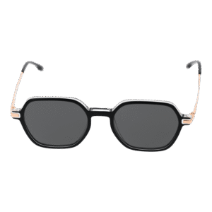 Bulget Sonnenbrille BGY9006 51H01 – Frontansicht mit Azetat Rahmen und Grau Gläsern