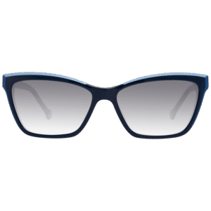 Carolina Herrera Sonnenbrille SHE870 56991 – Frontansicht mit Kunststoff Rahmen und Grau Gläsern