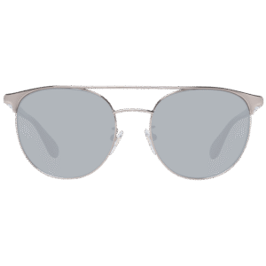 Carolina Herrera Sonnenbrille SHN051M 5408FE – Frontansicht mit Metall & Kunststoff Rahmen und Blau Gläsern