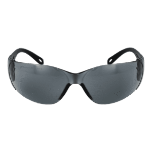 Caterpillar Sonnenbrille CSA-JET 144104 – Frontansicht mit Polycarbonat Rahmen und Grau Gläsern